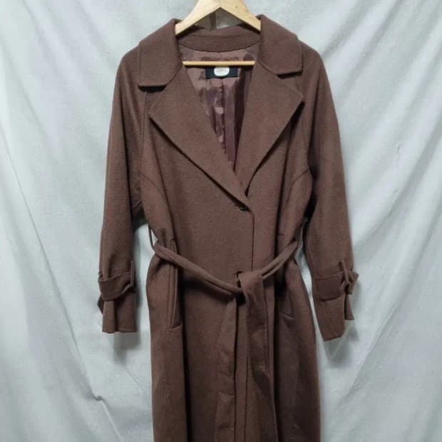 듀엘 캐시미어 혼방 코트 자켓 90