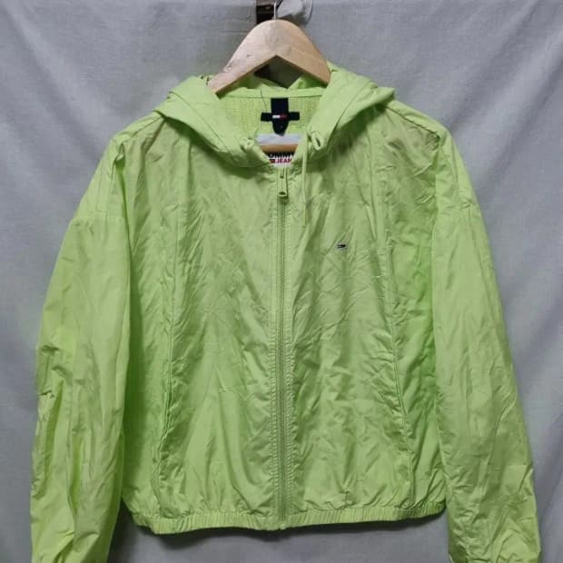 타미힐피거 바람막이 후드 자겟 L