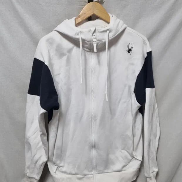 스파이더 후드 집업 자켓 S