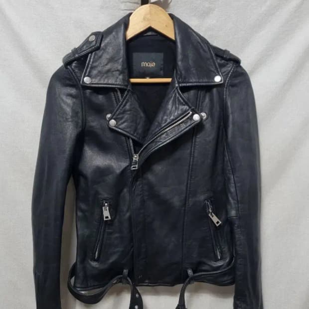 마쥬 라이더 가죽 자켓 38
