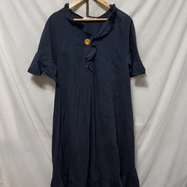 오즈세컨 프릴 롱 원피스 95