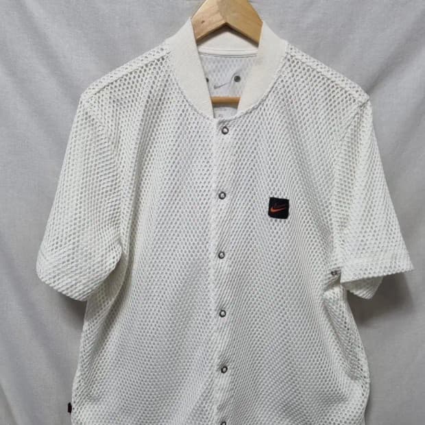 나이키 메쉬 반팔 셔츠 자켓 L