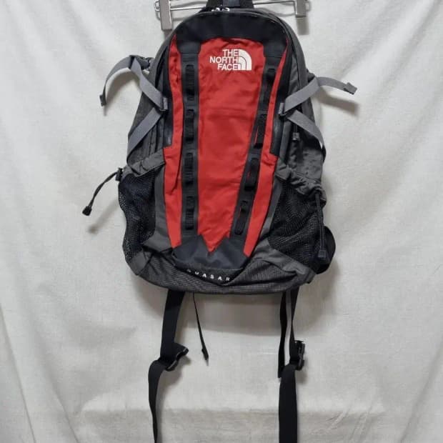 노스페이스 쿼사 백팩 레드/블랙