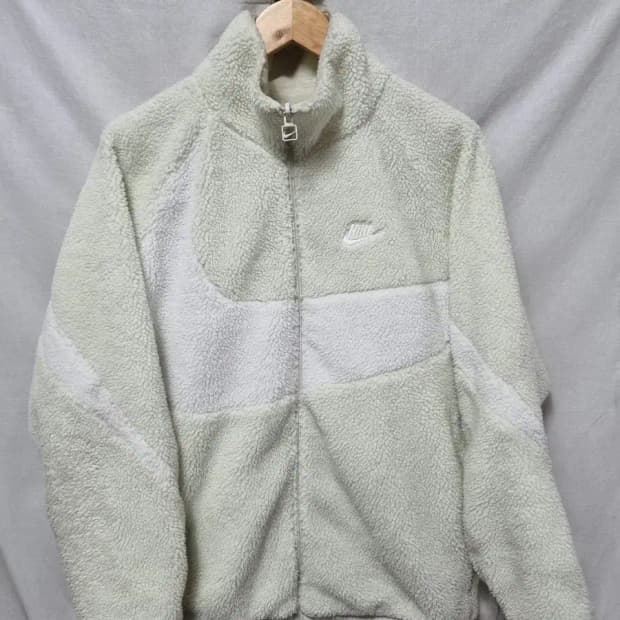 나이키 뽀글이 양면 점퍼 M