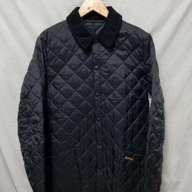 바버 퀼팅 자켓 L