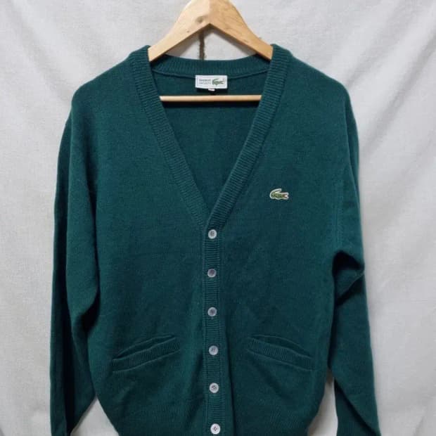 라코스테 울 니트 가디건 95