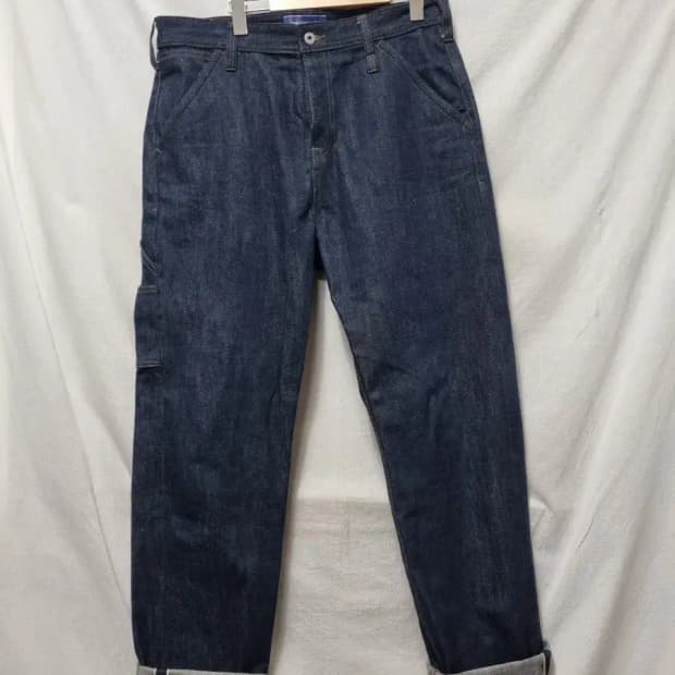 O.A.M 진청 데님 롤업 청바지 M