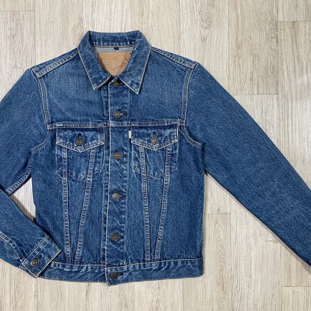 44~55) 60's 복각 오어슬로우 여성 타입3 워싱 데님자켓(일본제)