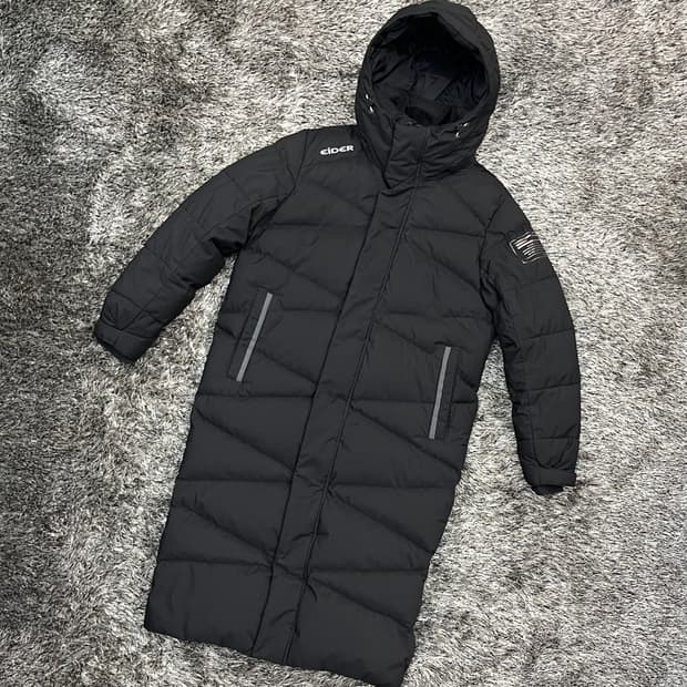 아이더 스테롤 공용 덕다운 롱패딩 (XS)