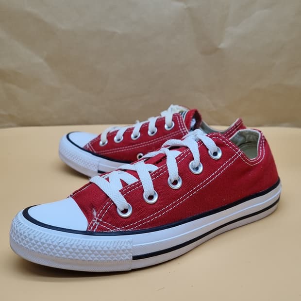 컨버스 올스타 레드 스니커즈 225