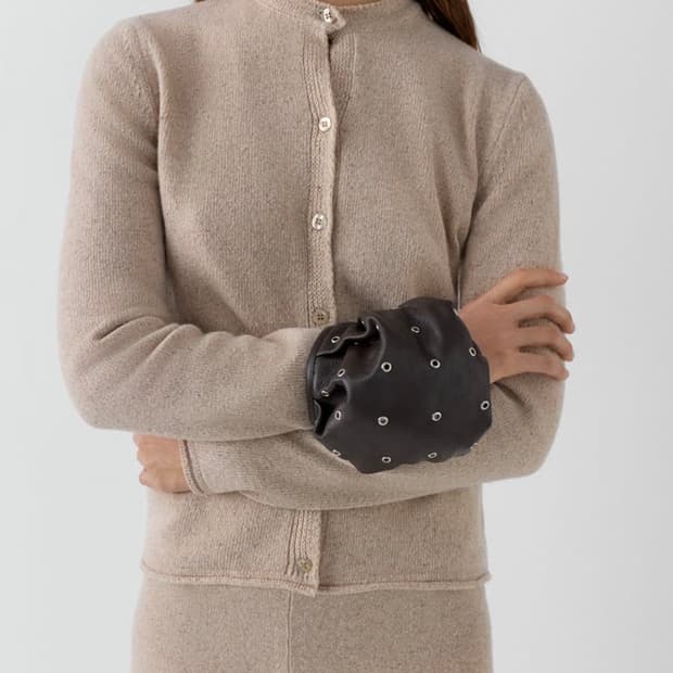 F/ 기마구아스 Pulsera 아일릿 백 브라윤