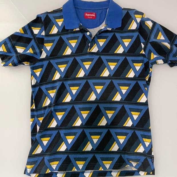 슈프림 2008 지오매트릭 폴로 셔츠 Supreme Geometric