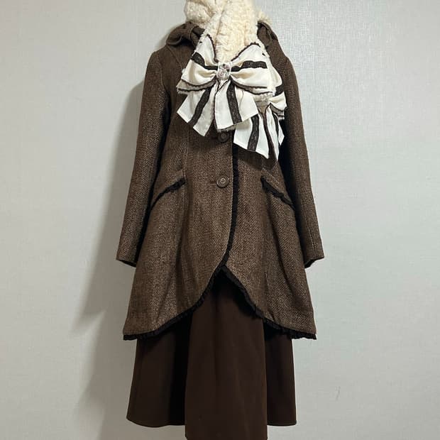 니혼진 하구미깔 모리걸 브라운 엑시즈팜 코디세트