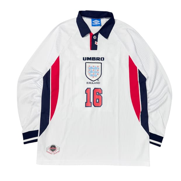 (L) 1997-1999 엄브로 잉글랜드 국대 폴 스콜스 긴팔 유니폼