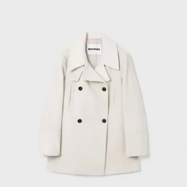 버뮬라 울 피코트 아이보리 구해요