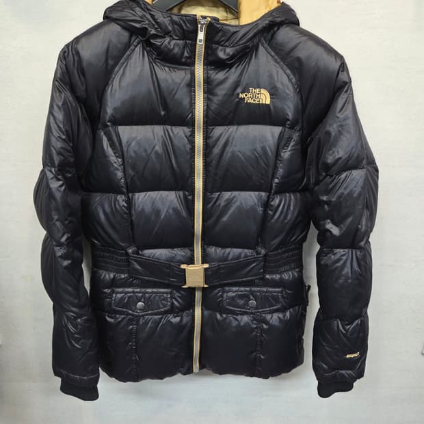노스페이스 해외판 주니어 골드로고 벨티드 550패딩 14 16 성인 s