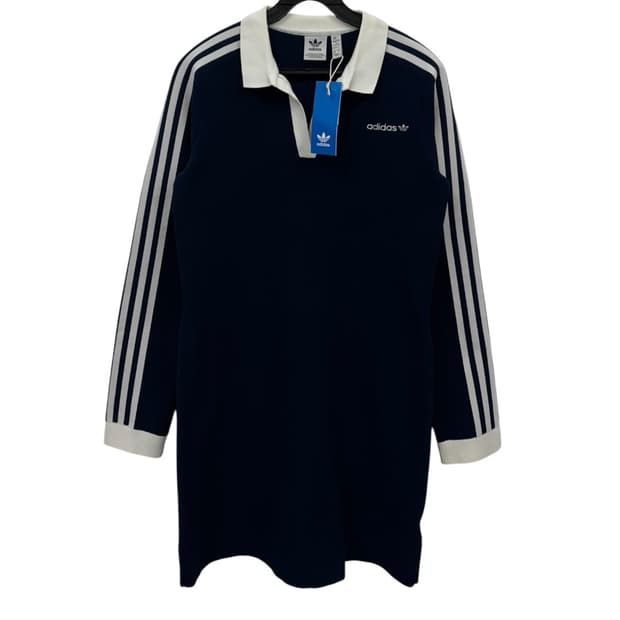 아디다스 삼선 니트 원피스