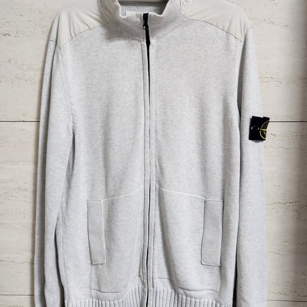 스톤아일랜드 나일론믹스 니트집업 XL (100-105)