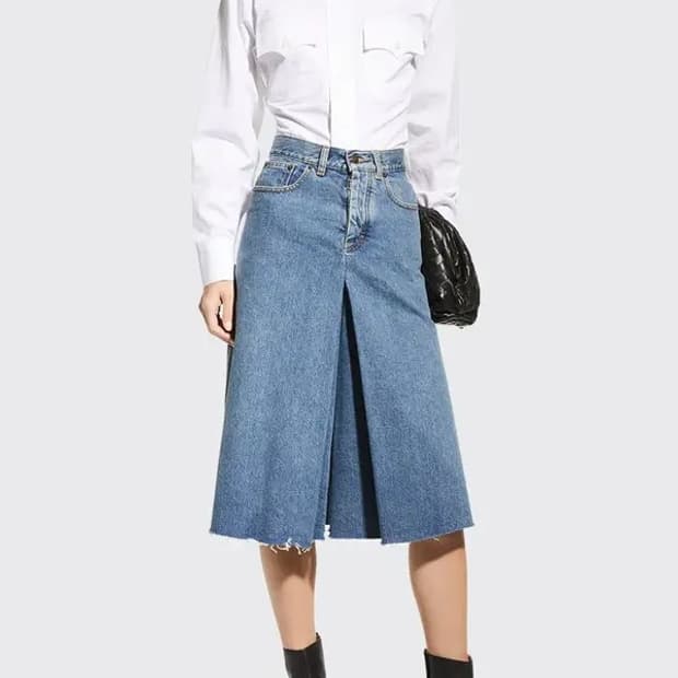 메종 마르지엘라 Margiela 데님 퀼로트 큐롯 스커트 팬츠 쇼츠