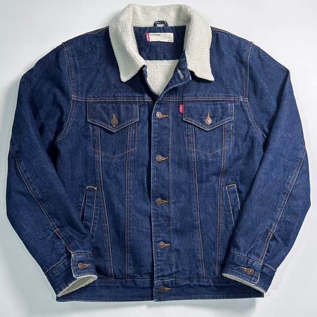 리바이스 데님 쉐르파 자켓  