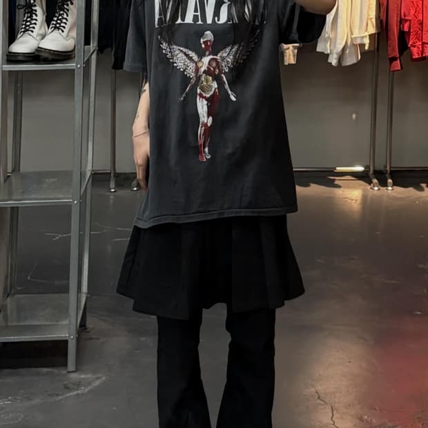 빈티지 너바나 인유테로 반팔 A3713