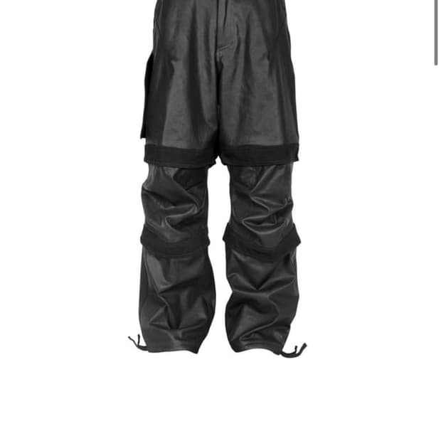 파아카이브 FAR LAYERED WORK PANTS_블랙