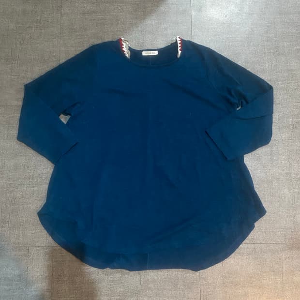 일본빈티지 Naturalplus 올드스쿨아메카지 디테일니트스웨터