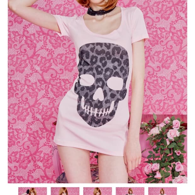 베이비메탈클럽 베메클 BMC Bone onepiece