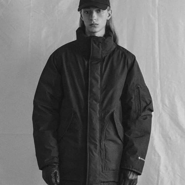 나나미카x몽키타임 별주 고어텍스 다운코트 블랙