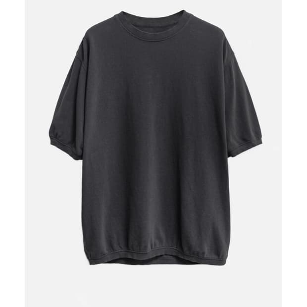 3사이즈) 고낙 pique round sleeve - black