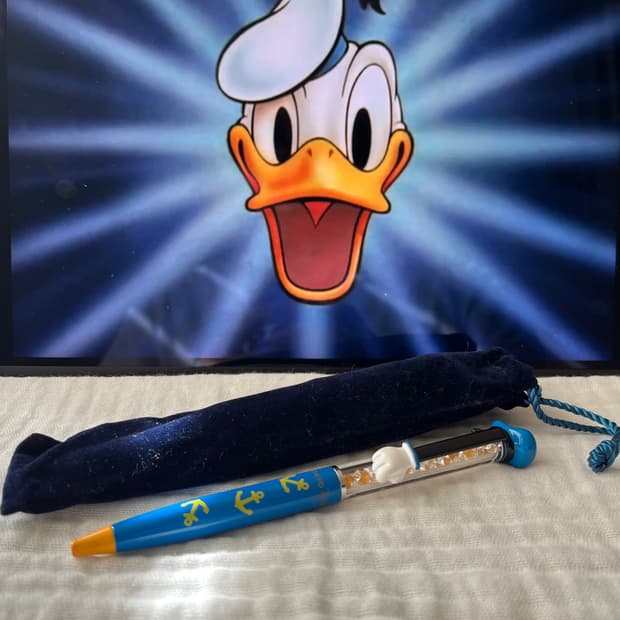 스와로브스키x디즈니 한정판 볼펜 - 도날드덕