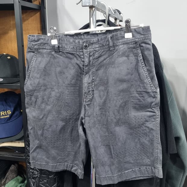kolon) 시리즈 여름 워싱 면 패턴 반바지 30~31