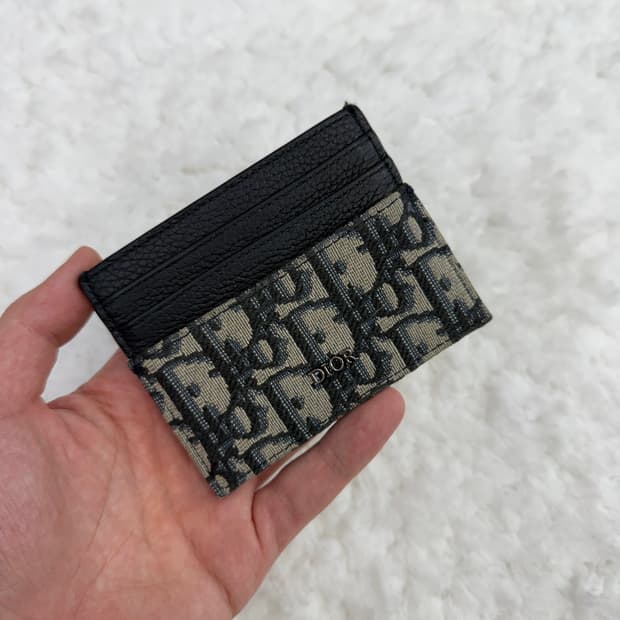 디올 오블리크 카드지갑
