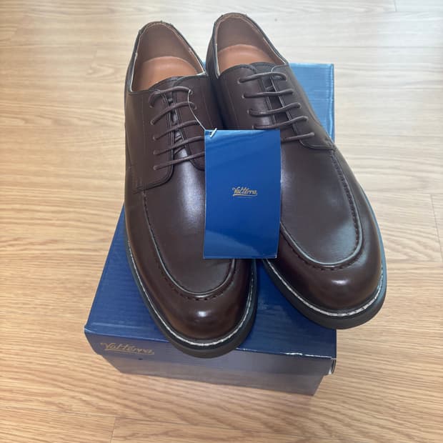 [새상품] 소가죽 구두 브라운 VOLTERRA 