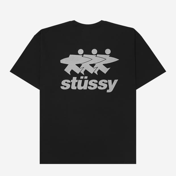 스투시 Surfwalk Pigment T-shirt (black)