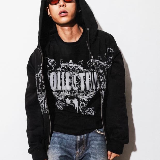 KC 머천다이즈 후드집업