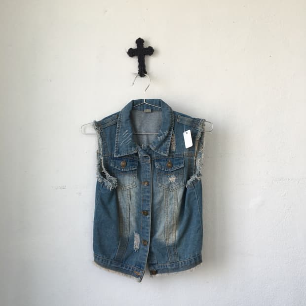 Denim vest