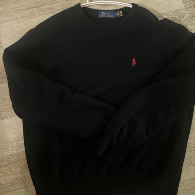 폴로 맨투맨 M 블랙