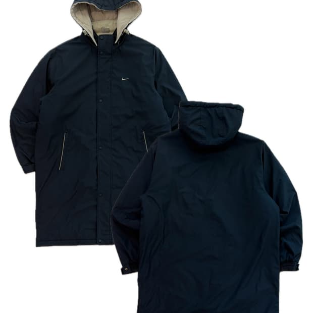 Nike 나이키 네이비 벤치 롱 패딩 