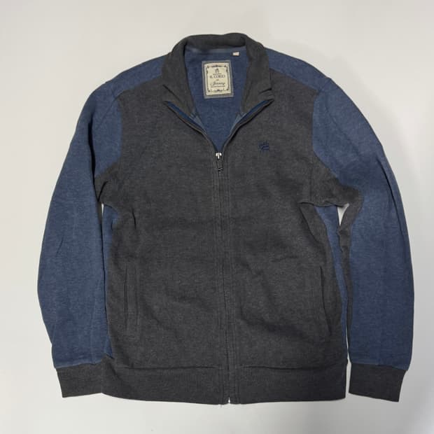 일꼬르소 IL CORSO 클래식 코튼 니트 집업 M ~ L