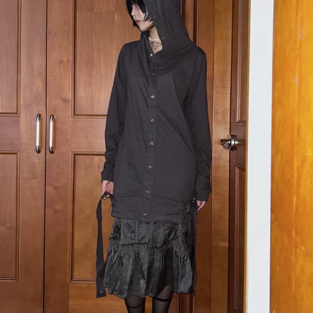 Codes Combine Eyelet Hoodie