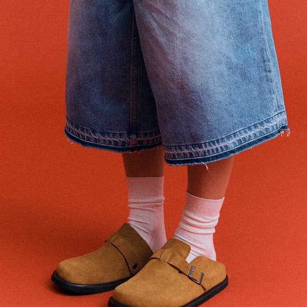 슈펜x짱구대디 스웨이드 클로그 280