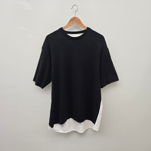 솔리드옴므 니트 반팔