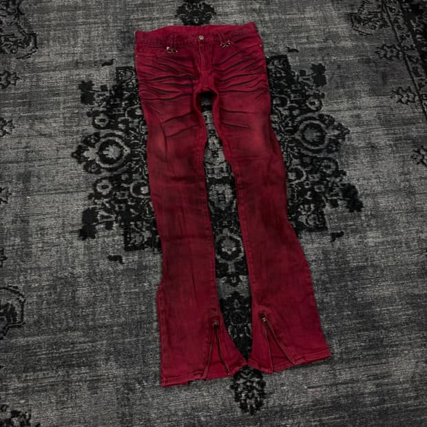 Buffalo bobs 00s red washing spiral zipp