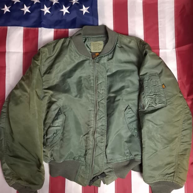 오리지날 미국제조 알파사 미공군 민수용 MA-1 항공자켓