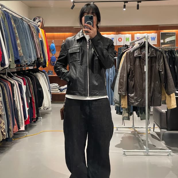 206 homme 레더 자켓