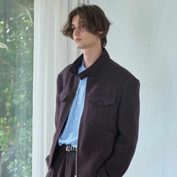 웨이비니스 해링턴 버건디 2사이즈