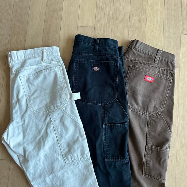 디키즈 카펜터 34x30 블랙,브라운,화이트