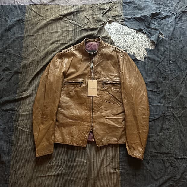 70s Harley Davidson Leather Jacket