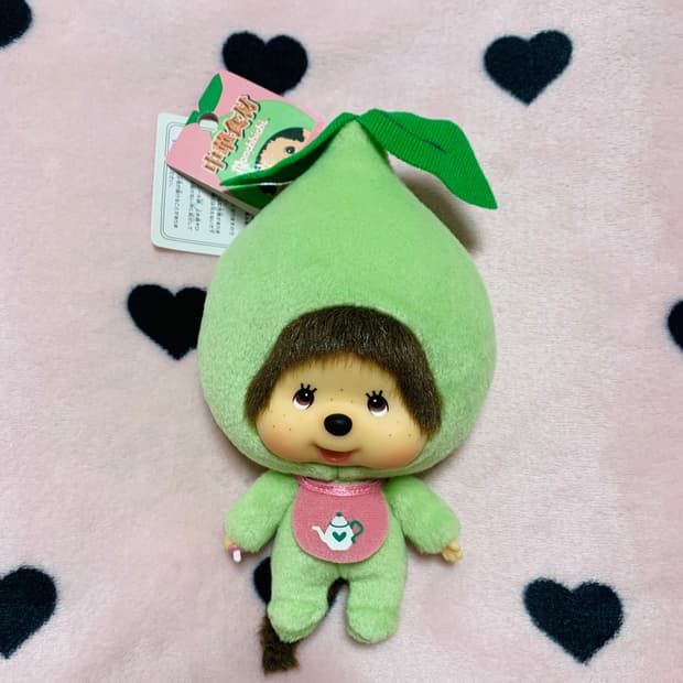 (무배)몬치치 그린티 찻잎 인형 키체인